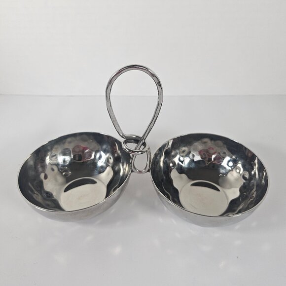 Mary Jurek Opus 2 Bowl Set With Loop Handle Stainless Steel Design Piece - Picture 1 of 12